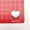 Accesorios de resina con forma de corazón, sencillos y frescos, con colores brillantes y diseño de amor, para hacer tú mismo, horquillas para el pelo, fundas para teléfono móvil, pegatinas para el refrigerador.