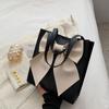 2022 estilo occidental simple costuras de lazo nuevo moderno primavera y verano gran capacidad bolso de mujer hombro axila portátil tote bag