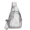 Riñonera de PVC Bolso de hombro Transparente Ligero Impermeable Bolso cruzado para Niños y Niñas Moda Viajero Casual Bolso de viaje Transfronterizo