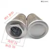 Elemento filtrante de aceite hidráulico filtro malla de acero inoxidable máquina de moldeo por inyección máquina herramienta depósito de aceite ventilador de filtro de aceite pantalla de filtro de bomba de aceite