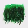 Encaje de Plumas al por Mayor Tiras de Tela Puntiagudas 10-15cm Tiras de Tela Puntiagudas Coloridas Rojas Accesorios para Ropa DIY Muñecas