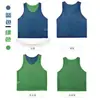 Chaleco de Entrenamiento de Fútbol de Malla Reversible de Dos Colores Ropa de Expansión Ropa con Número Ropa para Competencia de Equipo Grupo Frisbee