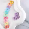 14*20 Cadena Acrílica para Maleta Tacto Suave Pintura de Goma Anilla Abierta Cadena para Teléfono Móvil DIY Accesorios de Joyería