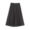 Moda Cruzada Europeia e Americana Cruzada AliExpress Europeia e Americana Bolinhas Roupa Feminina Amarração nas Costas Elegante Camisa de Chiffon