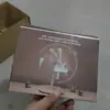 Espejo de Maquillaje LED Luz de Relleno para Dormitorio Espejo Convexo Espejo Redondo Pequeño Portátil Giratorio