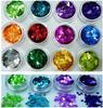 Nuevo Super Flash láser para uñas, lentejuelas cuadradas, finas rayas para uñas, cubo rectangular, color, lentejuelas grandes, joyería
