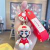 Llavero de Dibujos Animados Super Mario Pvc Muñeco Mario Colgante para Mochila Escolar Pareja Creativo Pequeño Regalo Venta al Por Mayor Versión Q