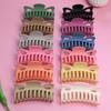 Nueva pinza para el cabello de mariposa esmerilada de gran tamaño, elegante pinza para el cabello con forma de tiburón para recogido en la parte posterior, pinza grande para el cabello, accesorios para el cabello