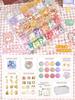 Frisado artesanal DIY Material Bolsa Pulseira Infantil Meninas Brinquedos Meninas Auto-frisado Glaze Pulseira Princesa Colar