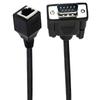 Cabo adaptador DB9 macho/fêmea para RJ45 Cabo de rede RJ45 para DB9 macho/fêmea conector para extensor de cabo de rede