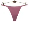 Comércio Exterior Tanga Feminina Ajustável Sexy Seda de Gelo Calcinhas Femininas T-Back Fornecimento Transfronteiriço Calcinhas Femininas Atacado