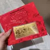 Ouro Puro 999 Envelope Vermelho Zodíaco Colorido Desenho Animado Moeda de Ouro Comemorativa Princesa Por Favor Fique Rico e Abra a Porta Moeda de Ouro Vermelha Presente Atacado