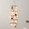 Decoraciones Navideñas Árbol de Navidad Colgante de Combinación Libre Rama Seca de Madera Colgante de Pared Estrella Tronco Decoración Festiva