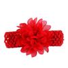 Explosões ebay faixa de cabeça de tricô para bebê adereço de cabeça para estúdio de fotografia de bebê crianças europeias e americanas faixa de cabelo com flor de chifon atacado