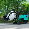 Camión Mezclador Autoalimentado Pequeño Mini HT750 Tanque Multifuncional para Mezcla de Concreto