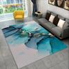 Alfombra de Área Geométrica de Mármol Azul Dorado Escandinavo Suministro Transfronterizo de Amazon Aliexpress Jt Mitad-