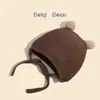 Gorros de Punto con Cordones para Bebé de Primavera y Otoño para Hombres y Mujeres, Gorros de Lana Súper Lindos con Orejas de Bola de Pelo para Protección Auditiva para Hombres y Mujeres