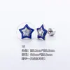 Pendientes Populares Más Vendidos Clavos de Acero de Titanio 316L Dulces Frescos Versátiles Clavos para Cartílago Auricular Cuidado del Agujero de la Oreja Clavos para Cóclea