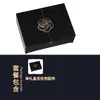 Caja de regalo vacía para padrinos de boda, caja de embalaje de regalo grande negra de doble puerta, caja para recuerdos de fiesta
