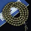 Pulsera de cuentas de sándalo verde y ciprés popular en vivo 108 sándalo negro juguetes de madera para mujer Pulseras al por mayor Hombres al por mayor