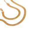 Jieding Anel Liso Europeu e Americano Colar de Aço Titânio Pulseira de Luxo Leve de Alta Qualidade para Mulheres Joias que Não Desbotam Joias de Aço Inoxidável Transfronteiriço