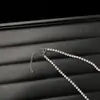 Colar de diamantes simulados com diamantes sintéticos de alta qualidade, corrente universal, corrente para suéter, zircônia cúbica sintética importada, sensação de alta qualidade