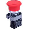 Botón de parada de emergencia XB2-BS542C reinicio rotativo un botón de parada de emergencia normalmente cerrado cabeza de hongo metálica ZB2-BE102C