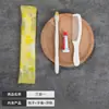 Escova de dentes descartável específica do hotel com pasta de dente, kit de escova de dentes de viagem para hotel e pousada, kit de higiene pessoal seis em um