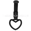 Venta caliente transfronteriza pulsera de hilo para coche anillo de tracción manual en forma de corazón de amor cinturón de remolque de pasta para barra delantera y trasera de coche universal