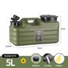 Cubo de camping de 11 litros para exteriores de PE de grado alimenticio para almacenamiento de agua doméstica, cubo puro vacío con grifo, coche, gran capacidad
