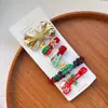 Accesorios Navideños para el Cabello de Niños Pasador Lindo para Vestir en Fiestas Pinza Pequeña Pasador Nuevo 2023 para Niñas Tocado Otoño e Invierno