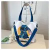 Bolso Curioso con Estampado de Capibara Bolso Sanador para Estudiante Femenina Casual Lindo Capibara Bolso Cruzado de Moda