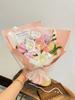 Ramo de flores DIY hecho a mano con palitos retorcidos, enviar regalo de vacaciones para el Día de la Madre, Día de San Valentín, bolsa de material de amapola