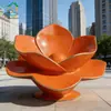 Esculturas de Fibra de Vidro em Forma de Pétalas para Paisagismo de Jardins Estilo Chinês, Instalações de Paisagismo de Jardins Tradicionais para Arquitetura Antiga e Elementos Aquáticos
