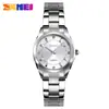 Reloj Skmei Transfronterizo para Mujer de Acero Inoxidable, Reloj de Cuarzo Impermeable de Moda, Reloj para Mujer de Nicho al por Mayor