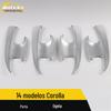 Adequado para 14 Lantejoulas para porta de porta Corolla Corolla Door Bowl Pasta antirriscos Película protetora Acessórios decorativos para moldura