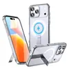 Funda Personalizada para Teléfono Móvil con Soporte Adecuada para iPhone 17, Carga Inalámbrica y Fijación Magnética, Adecuada para Teléfonos Samsung y Apple