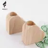 Portavelas de Madera de Pino con Forma de Corazón Estilo Ins Decoración de Navidad Halloween Día de San Valentín, Portavelas de Madera Maciza para el Hogar Personalizado al por Mayor