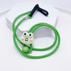 Máscara de Dibujos Animados para Niños Cuerda para Colgar al Cuello Anti-pérdida Colgante de Cuello Cordón Ajustable con Botón para Colgar de la Oreja Gafas Disponibles