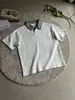 Camisa Polo de Alta Calidad con Empalme de Espiga, Camiseta de Manga Corta Ancha Súper Fresca con Sensación a Hielo Loka Anti-Arrugas de Capa de Aire Estilo Old Money