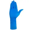 Guantes de Nitrilo Extra Largos y Extra Gruesos de 12 pulgadas al por Mayor, Guantes Duraderos de Caucho de Nitrilo de Grado Alimenticio para la Industria del Procesamiento de Mariscos
