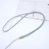Colar Cordão Pingente Liga Mantra de Seis Caracteres Minimalista Cordão Pingente Jade Tecido à Mão DIY Versátil Lote