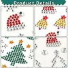 Adesivos de Strass de Natal Adesivos de Strass Acrílico Adesivos de Strass para Crianças Adesivos de Pedras Preciosas de Cristal Adesivos Artesanais DIY Floco de Neve