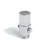 Conector de manguera de ducha, cabezal de ducha mini, grifo universal a prueba de salpicaduras con parada de agua de un toque de 1/2 pulgada G1/2 para cocina