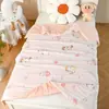 Colcha de verano de imitación de nailon Clase A para niños, colcha de aire acondicionado para bebé, colcha refrescante para lactantes, colcha delgada de verano para jardín de infantes