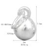 Venta al por mayor Plata de Ley S925 Bola Colgante Sin Sonido Tendencia Nacional Pequeño Fresco Plata Lisa Accesorios para Pulsera DIY Cuentas Sueltas Colgante de Bola Redonda Pequeña