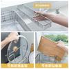 Escurreplatos y cuencos de cocina transfronterizos, estante para cuencos, de acero inoxidable 304, multifuncional, para el hogar, tabla de cortar, palillos y escurridor de cuencos.