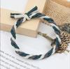 Anillo trenzado de color coreano para el pelo, alta elasticidad, cuerda gruesa para la cabeza, goma elástica, cuerda de pelo anudada a mano, accesorios para el pelo, venta al por mayor