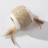 Brinquedo para Gato Rato de Sisal Resistente a Mordidas Auto Prazer Alívio do Tédio Brinquedo para Gato Moedor de Dentes Limpeza de Dentes Resistente a Arranhões Som Brinquedo para Gato