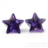 Anillo de piedra suelta de estrella de cinco puntas de circonita Xingyongtai gem five-pointed star zircon bare stone ring wholesale white color artificial CZ Hao stone main stone AAA